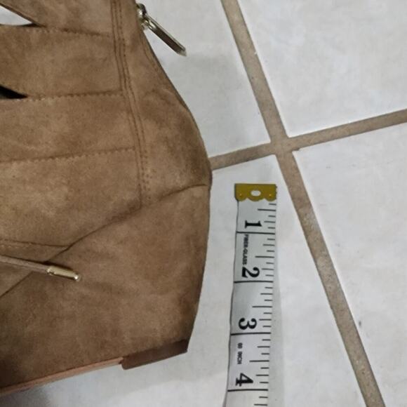 SAM EDELMAN Womens Oatmeal Beige Santina Wedge Heeled Gladiator Sandal 8 M - Picture 5 of 14